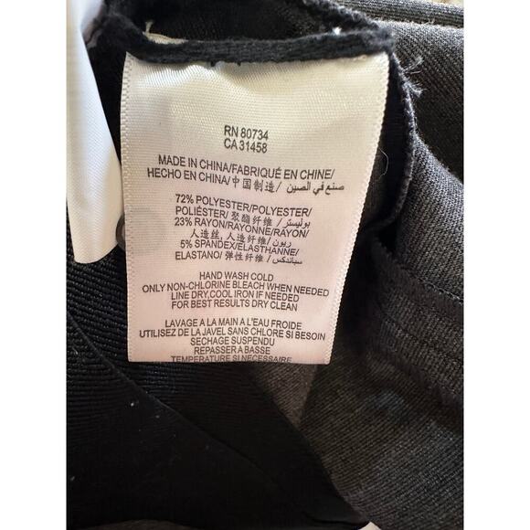 BCBG Max Azria Gray Zip-Front Pencil Skirt - Size Medium - Picture 4 of 4